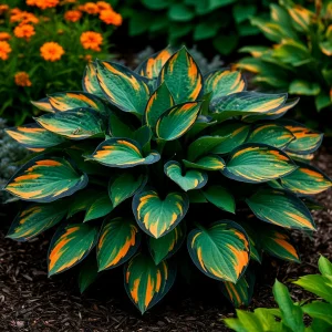 Хоста Бархатный Полог купить по цене от 560р. в интернет-магазине «Посадика» с доставкой почтой в в Нарьян-Маре и по всей России – [изображение №1].